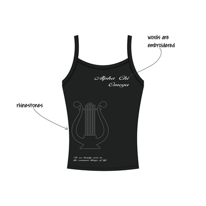 Baylor University x Alpha Chi Omega 'PR' Evie Tank Top
