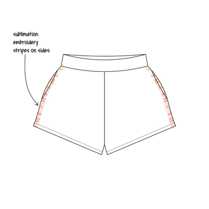 University of Maryland, College Park x Kappa Delta 'Executive Merch' Ferbie Sweatshorts