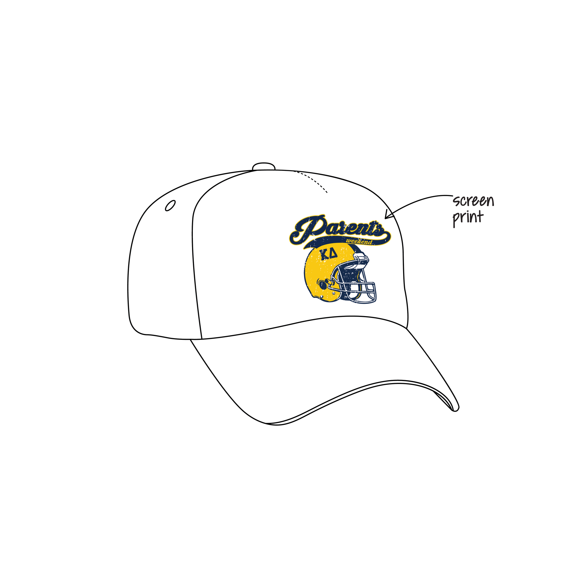 University of Michigan Ann Arbor x Kappa Delta 'Parents Weekend' Signature Hat