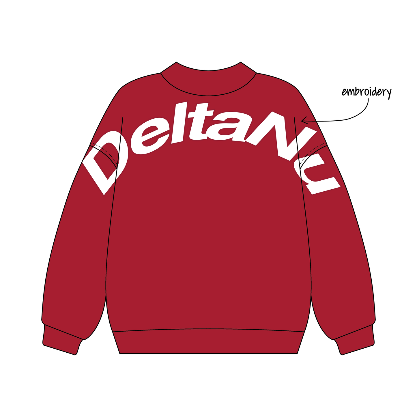 University of Massachusetts Amherst x Kappa Kappa Gamma 'Fall merch' Signature Mockneck