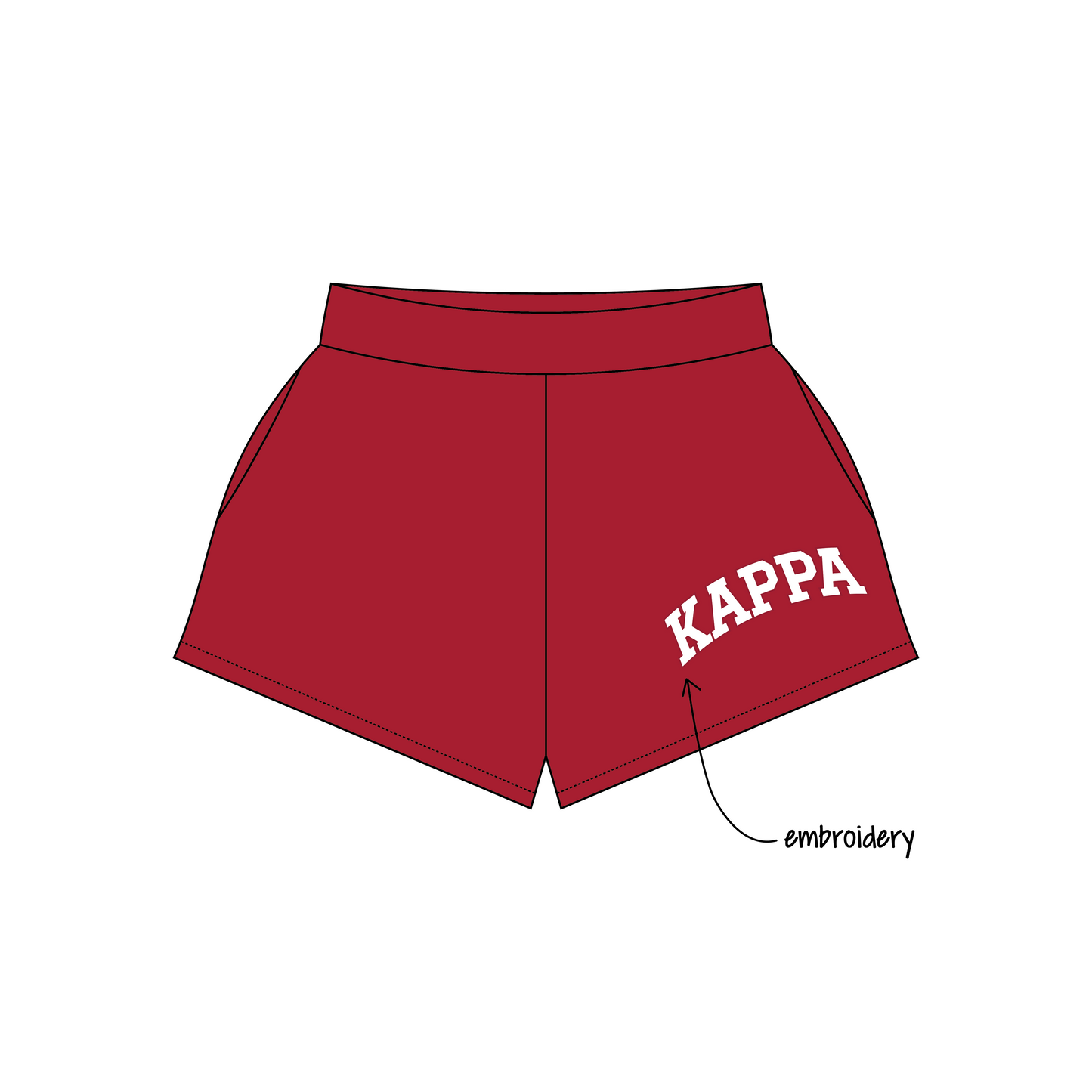 University of Massachusetts Amherst x Kappa Kappa Gamma 'Fall merch' Ferbie Sweatshorts