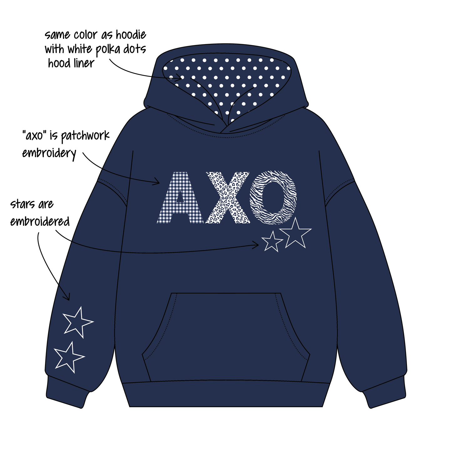 University of California, Berkeley x Alpha Chi Omega 'Fall 2026' Signature Hoodie
