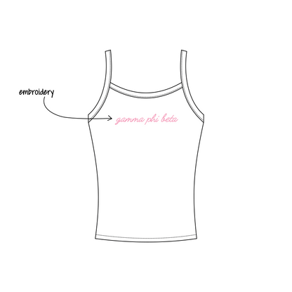 University of California, Irvine x Gamma Phi Beta 'Recruitment' Evie Tank Top