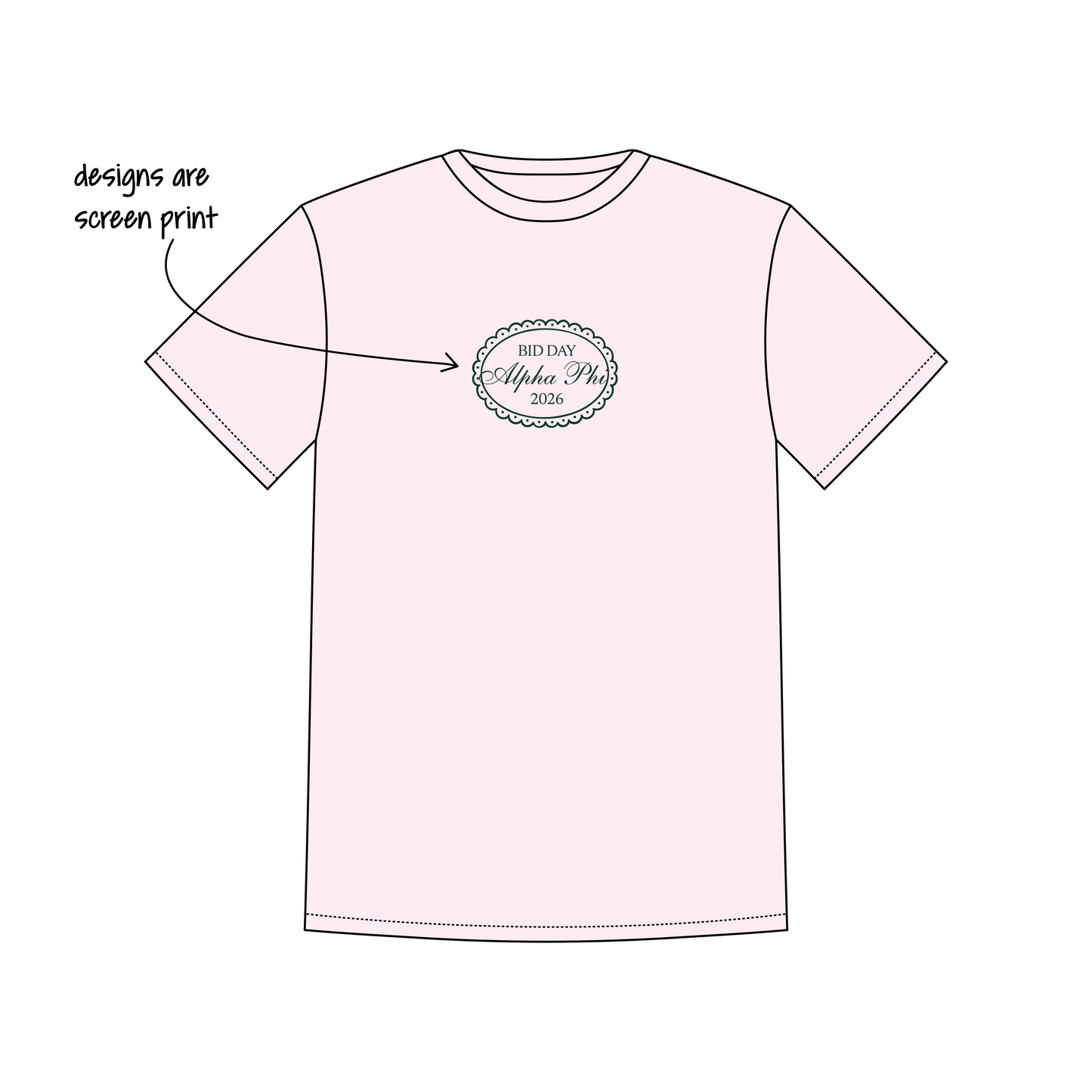 University of California, Santa Barbara x Alpha Phi 'Bid Day 2026' Leo T-Shirt