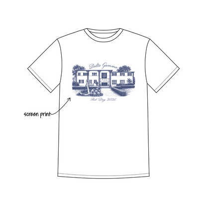 University of California, Santa Barbara x Delta Gamma 'Bid day Shirts 2026' Leo T-Shirt