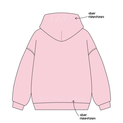 California Polytechnic State University, San Luis Obispo x Chi Omega 'Leadership Merch' Signature Hoodie