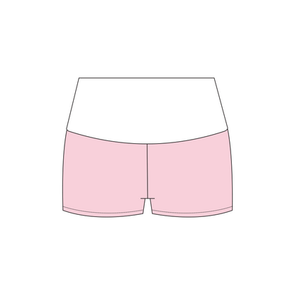 California Polytechnic State University, San Luis Obispo x Chi Omega 'Leadership Merch' Haven Foldover Shorts
