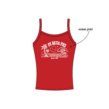 University of California, San Diego x Pi Beta Phi 'Bid day 2026' Evie Tank Top