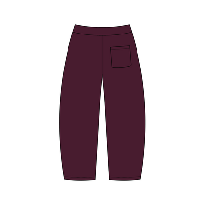 Syracuse University x Delta Delta Delta 'n/a' Riley Wide Sweatpants