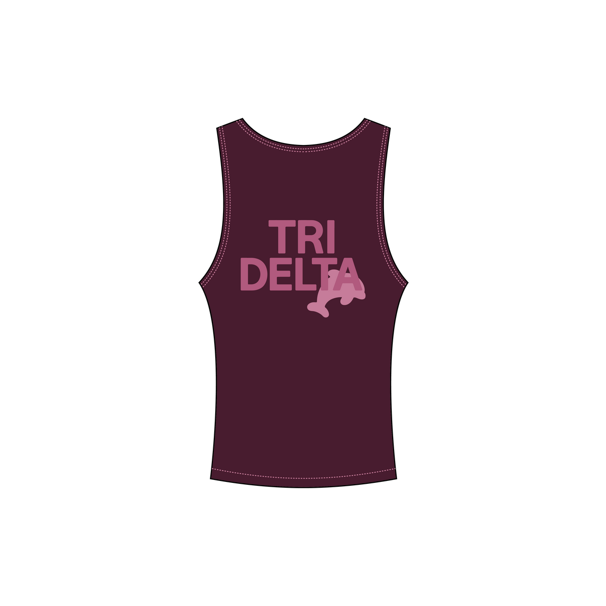 Syracuse University x Delta Delta Delta 'n/a' Hailey Tank Top