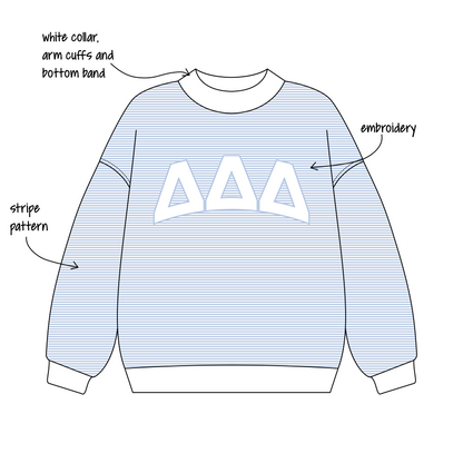 Southern Methodist University x Delta Delta Delta 'Fall 2026' Signature Mockneck