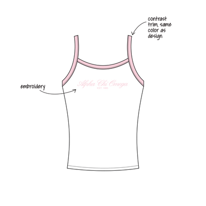 UCLA x Alpha Chi Omega 'Fall Bid Day 2026' Evie Tank Top
