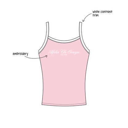 UCLA x Alpha Chi Omega 'Fall Bid Day 2026' Evie Tank Top