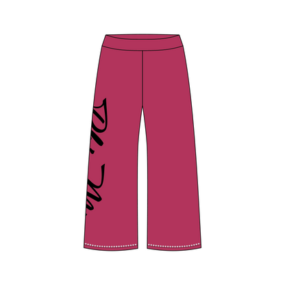 University of Missouri (Mizzou) x Phi Mu 'Fall Merch' Jagger Wide-Leg Sweatpants