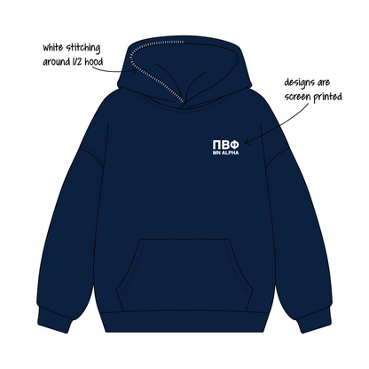 University of Minnesota Twin Cities x Pi Beta Phi 'Fall Semester Sweatset' Signature Hoodie