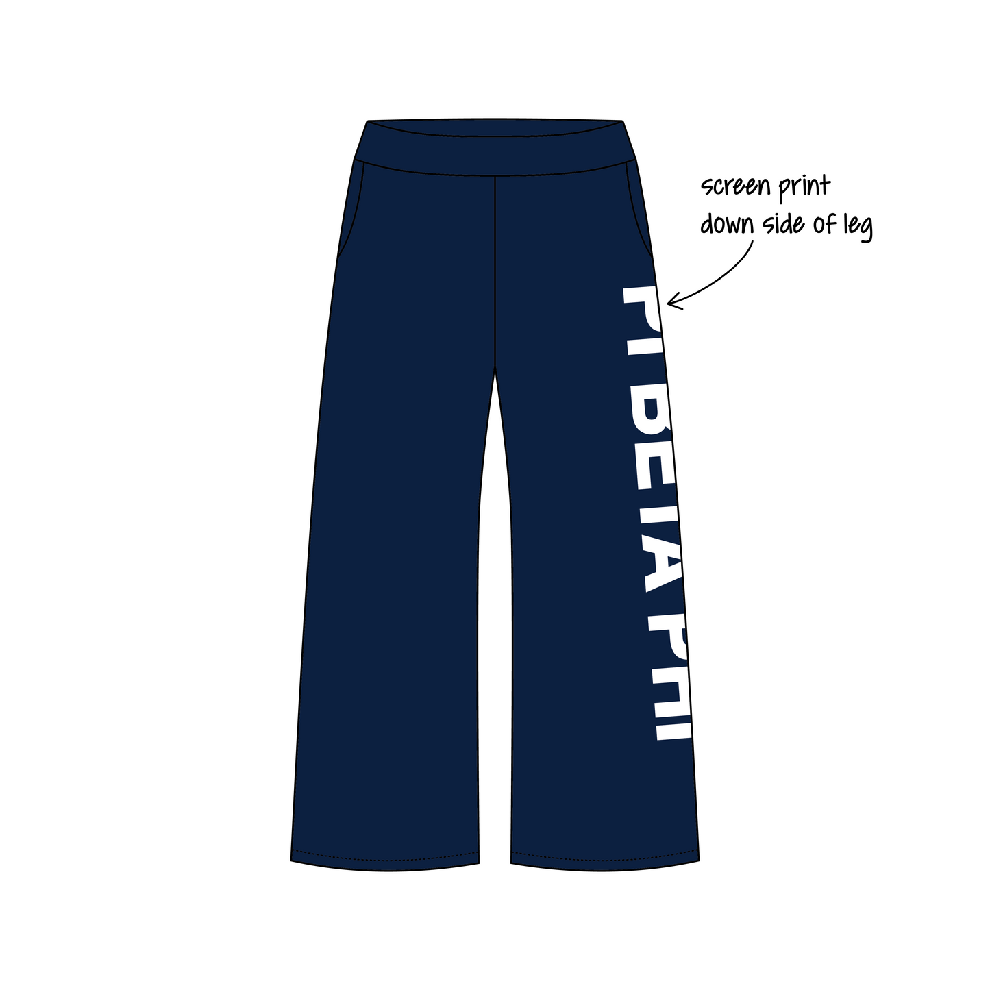 University of Minnesota Twin Cities x Pi Beta Phi 'Fall Semester Sweatset' Jagger Wide-Leg Sweatpants