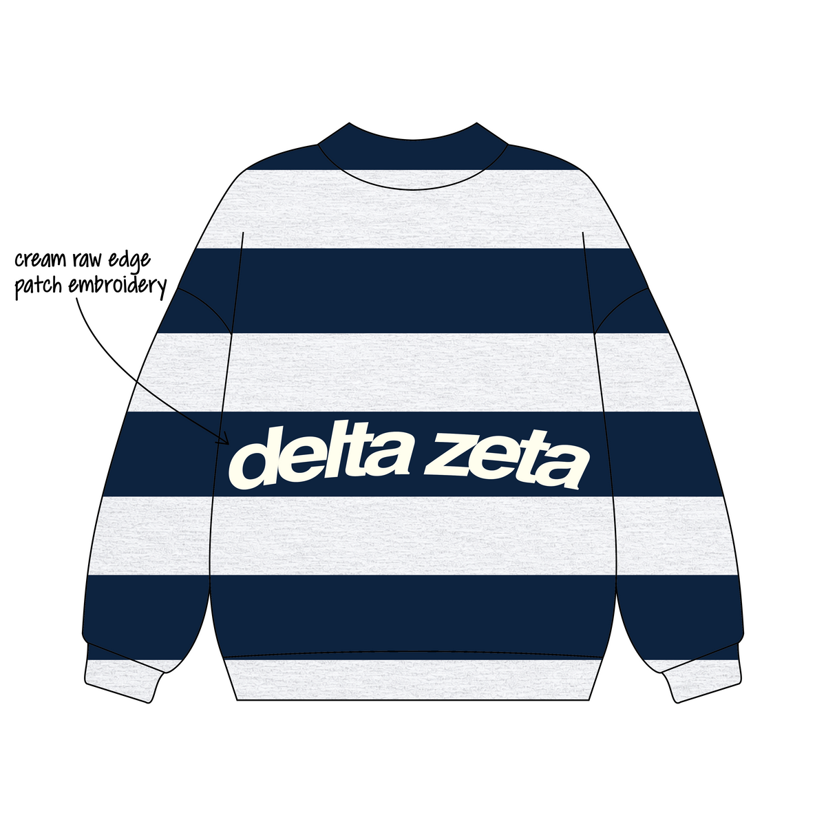 Iowa State University x Delta Zeta 'Back to school' Signature Mockneck
