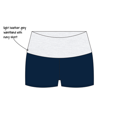 Iowa State University x Delta Zeta 'Back to school' Haven Foldover Shorts
