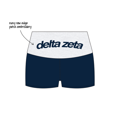 Iowa State University x Delta Zeta 'Back to school' Haven Foldover Shorts