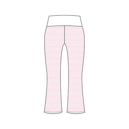 Quinnipiac University x Gamma Phi Beta 'Fall Merch 2026' Becca Foldover Yoga Pants