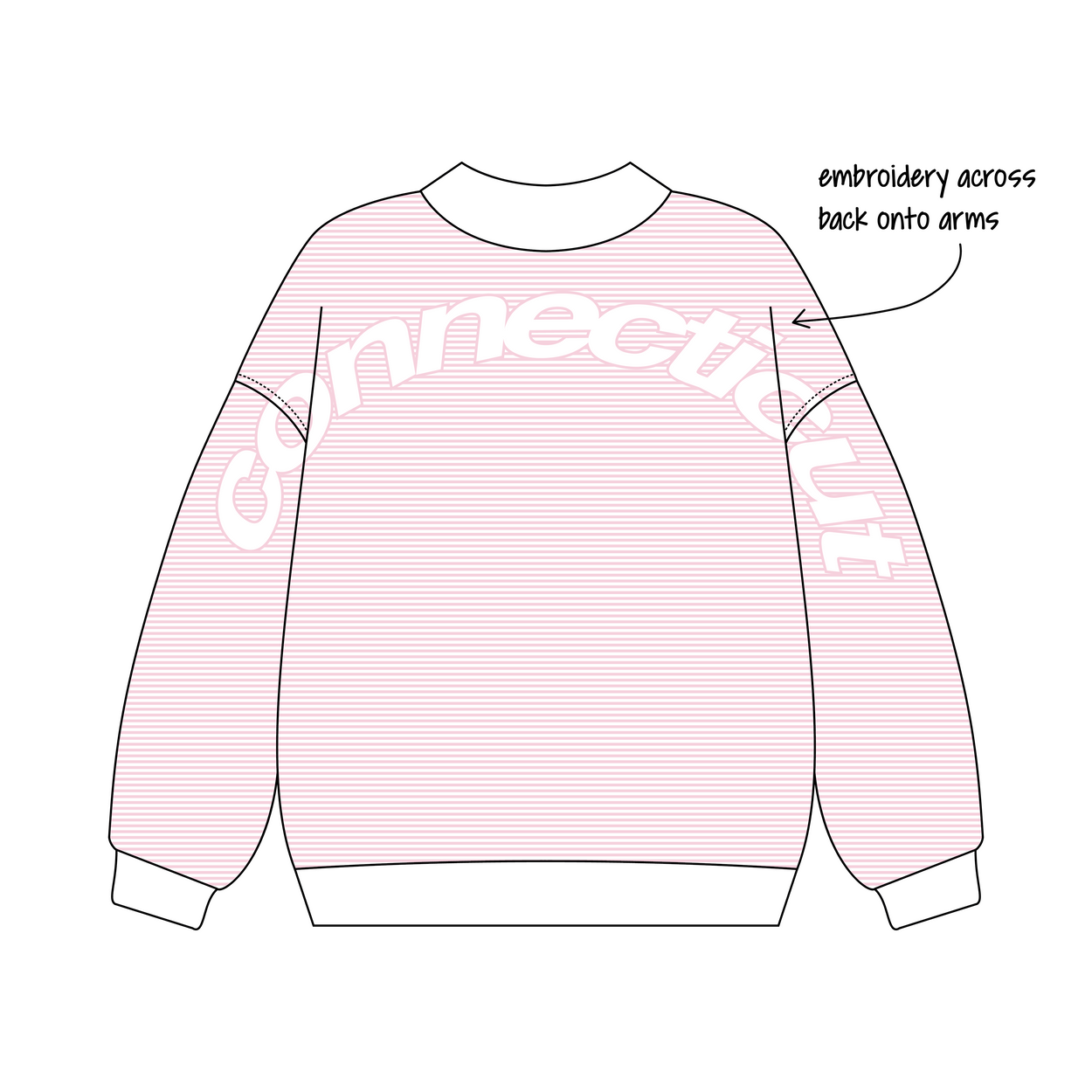 Quinnipiac University x Gamma Phi Beta 'Fall Merch 2026' Signature Mockneck