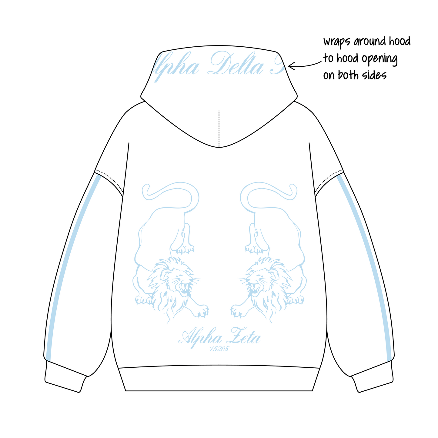 Southern Methodist University x Alpha Delta Pi 'Bid Day 2026' Signature Hoodie