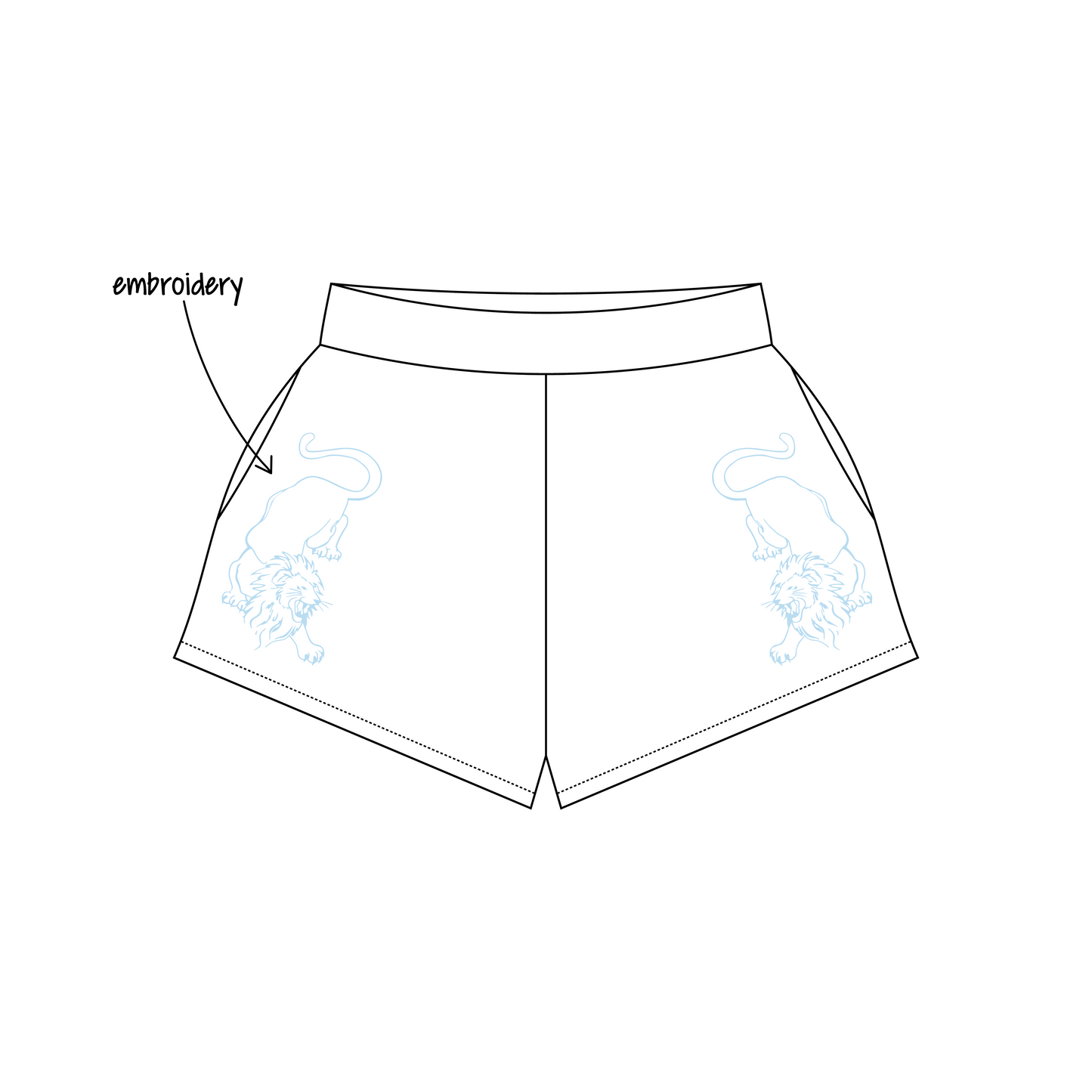Southern Methodist University x Alpha Delta Pi 'Bid Day 2026' Ferbie Sweatshorts