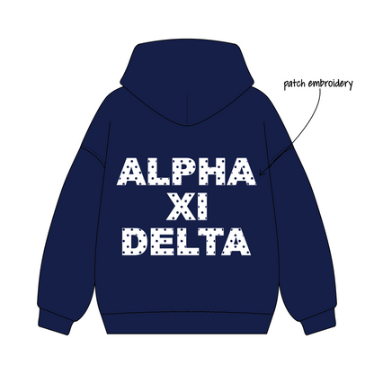 Sonoma State University x Alpha Xi Delta 'Executive Board Merch' Signature Hoodie