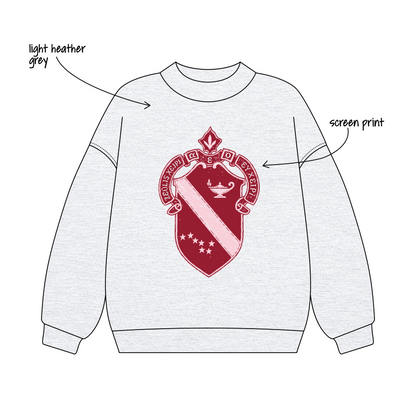 Louisiana State University x Alpha Phi 'Initiation Sweatshirt' Signature Mockneck