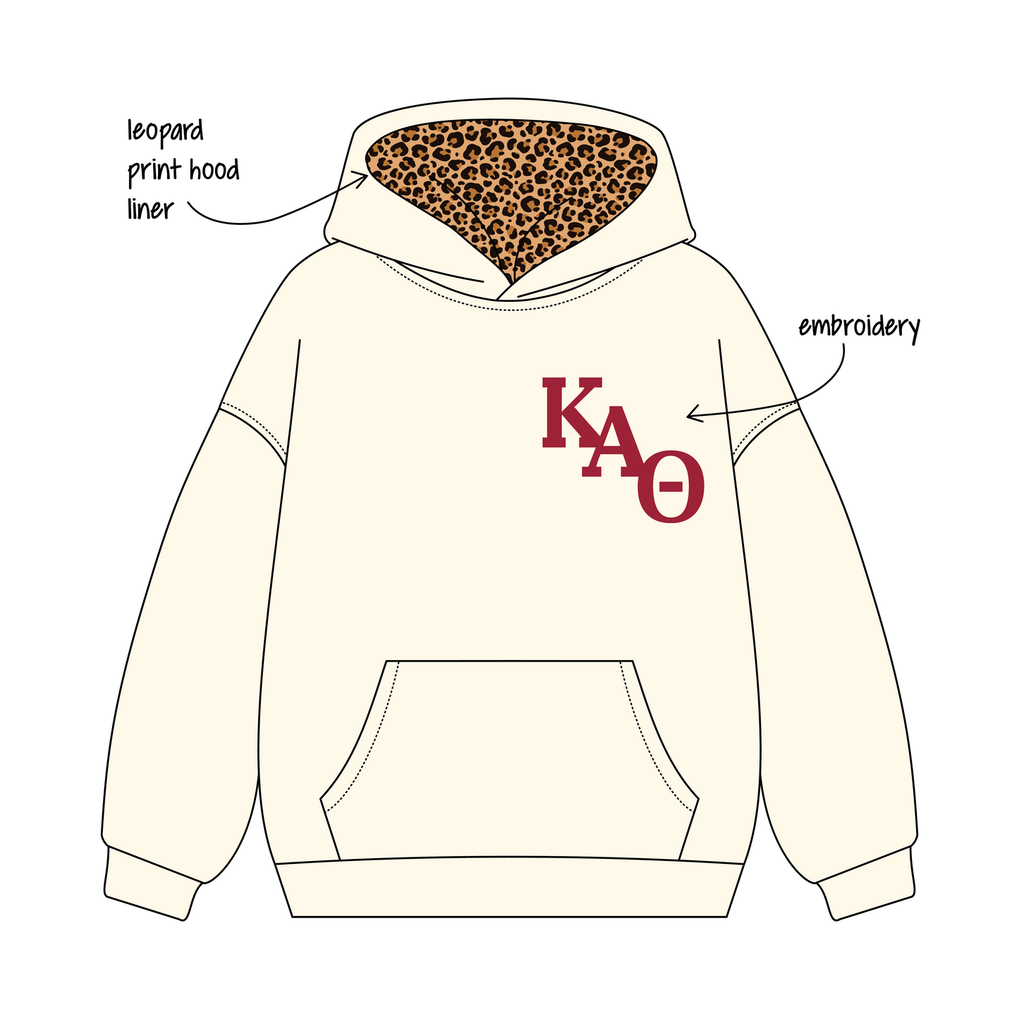 University of Arizona x Kappa Alpha Theta 'Fall Initiation 2026' Signature Hoodie