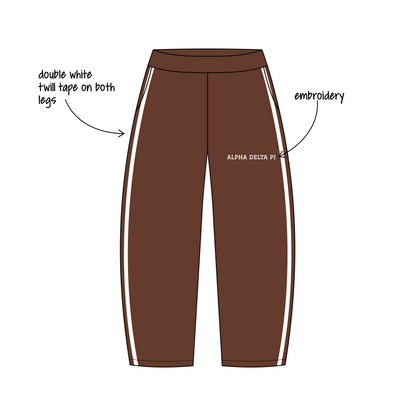 Iowa State University x Alpha Delta Pi 'General fall merch drop' Riley Wide Sweatpants