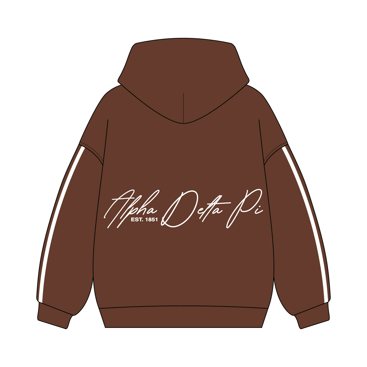 Iowa State University x Alpha Delta Pi 'General fall merch drop' Signature Zip-Up Hoodie