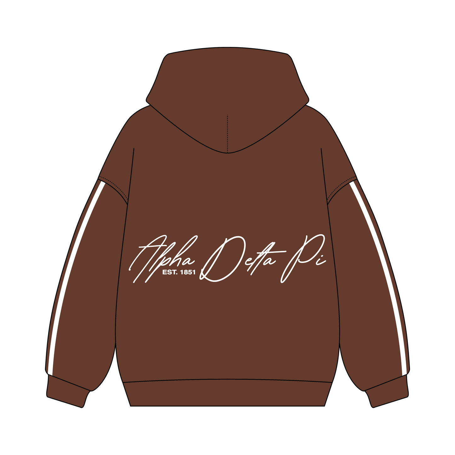 Iowa State University x Alpha Delta Pi 'General fall merch drop' Signature Zip-Up Hoodie