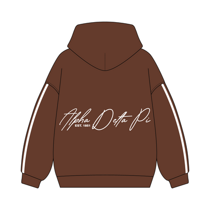 Iowa State University x Alpha Delta Pi 'General fall merch drop' Signature Zip-Up Hoodie