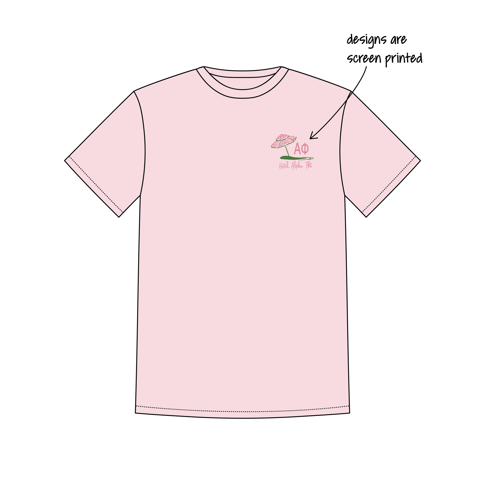 Louisiana State University x Alpha Phi 'Fall Grub- Theme Hotel APhi' Leo T-Shirt