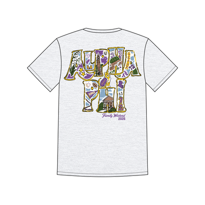Louisiana State University x Alpha Phi 'Family Weekend' Leo T-Shirt