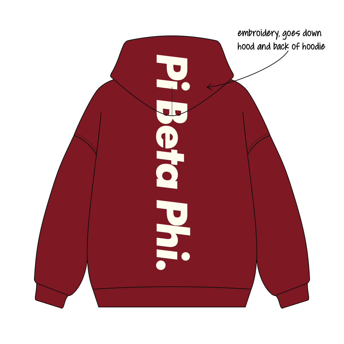 Chapman University x Pi Beta Phi 'Fall PR Pack' Signature Zip-Up Hoodie