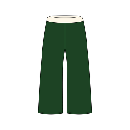 Michigan State University x Delta Gamma 'MSU vs. UMICH Rivalry Game' Jagger Wide-Leg Sweatpants