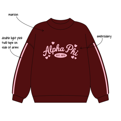 Louisiana State University x Alpha Phi 'Fall Merch 2026' Signature Mockneck