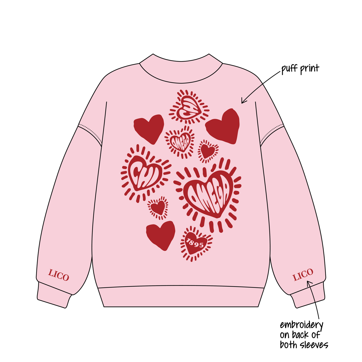 University of Virginia x Chi Omega 'Chi Omega Fall Merch 2026' Signature Mockneck