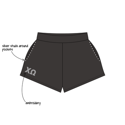 University of Virginia x Chi Omega 'Chi Omega Fall Merch 2026' Ferbie Sweatshorts