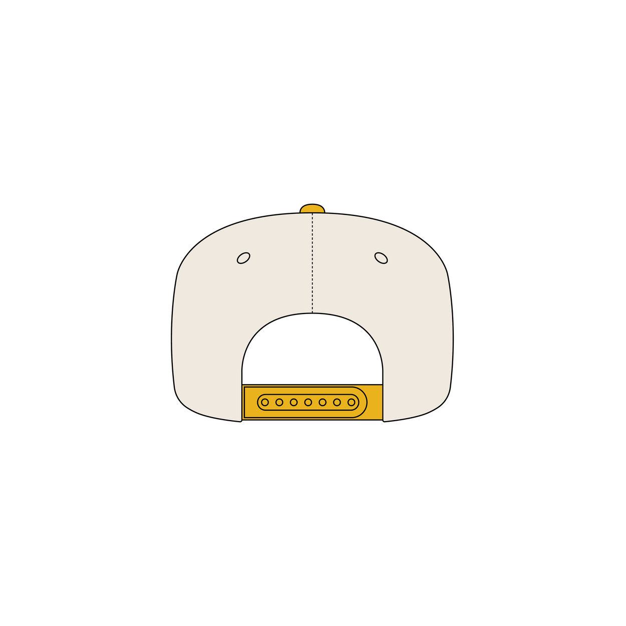University of Virginia x Chi Omega 'Chi Omega Fall Merch 2026' Toptie 5 Panel Trucker Cap Snapback