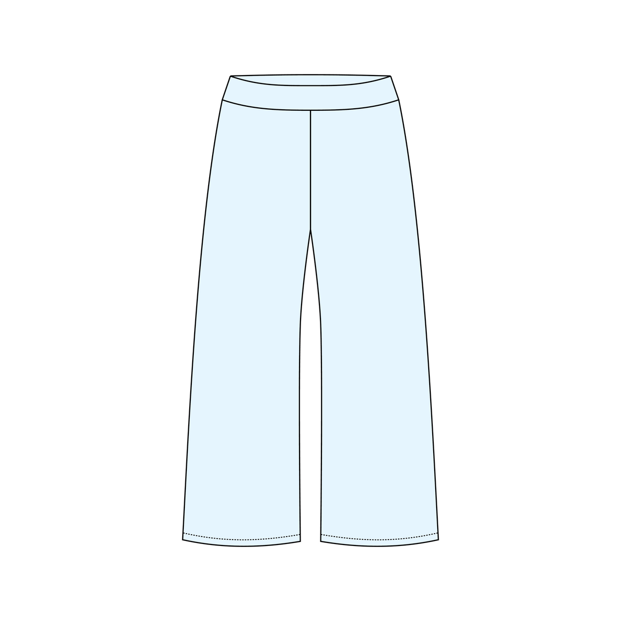 University of North Carolina at Wilmington x Chi Omega 'New girl merch' Jagger Wide-Leg Sweatpants