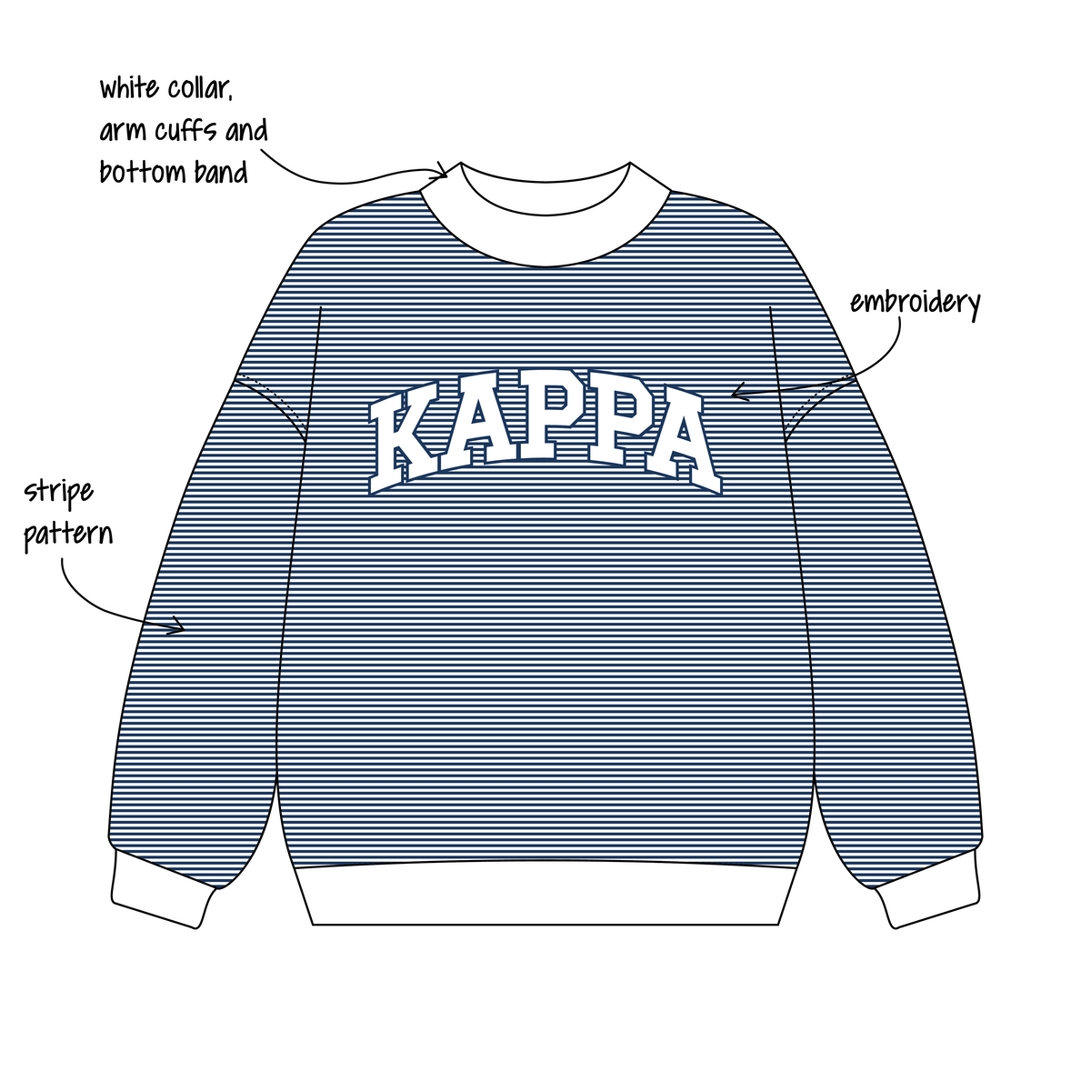 University of Colorado Boulder x Kappa Kappa Gamma 'Bid Day' Signature Mockneck