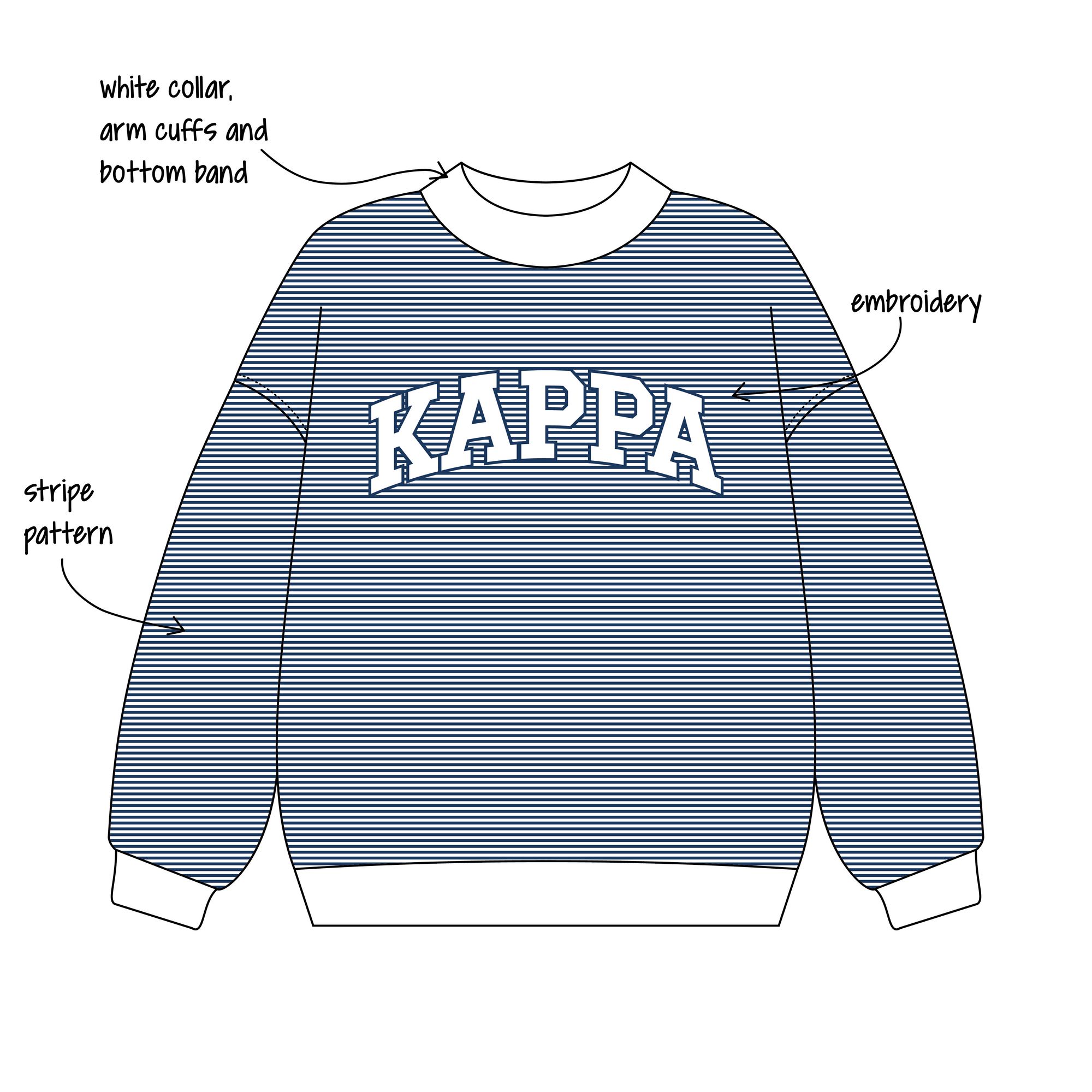 University of Colorado Boulder x Kappa Kappa Gamma 'Bid Day' Signature Mockneck