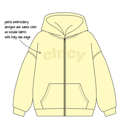 University of Cincinnati x Delta Delta Delta 'Fall merch !' Signature Zip-Up Hoodie