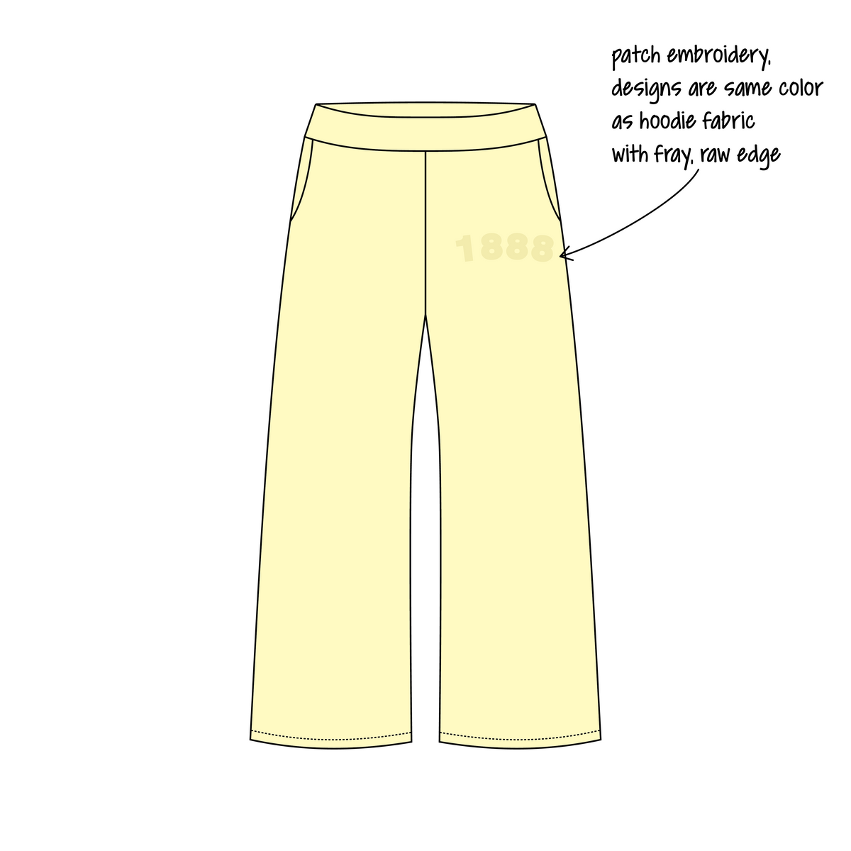 University of Cincinnati x Delta Delta Delta 'Fall merch !' Jagger Wide-Leg Sweatpants