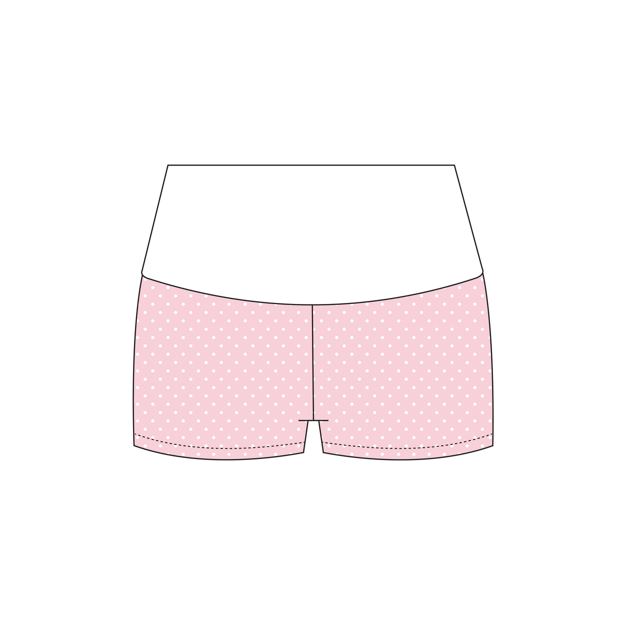 Penn State University x Alpha Xi Delta 'Fall merch' Haven Foldover Shorts