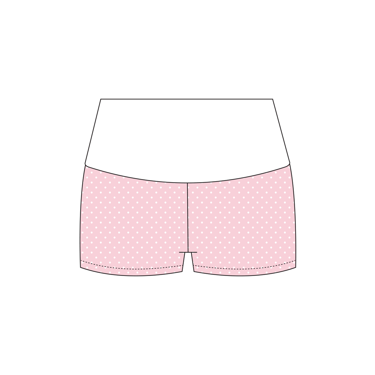 Penn State University x Alpha Xi Delta 'Fall merch' Haven Foldover Shorts
