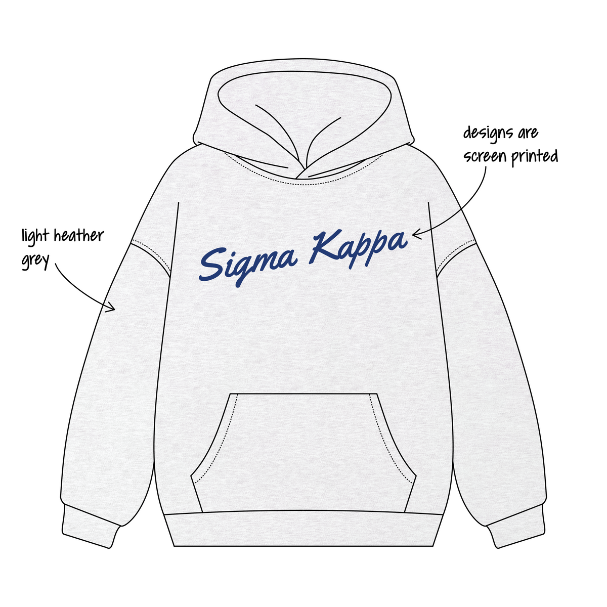 University of Arizona x Sigma Kappa 'Sigma Del Sol 2026' Signature Hoodie
